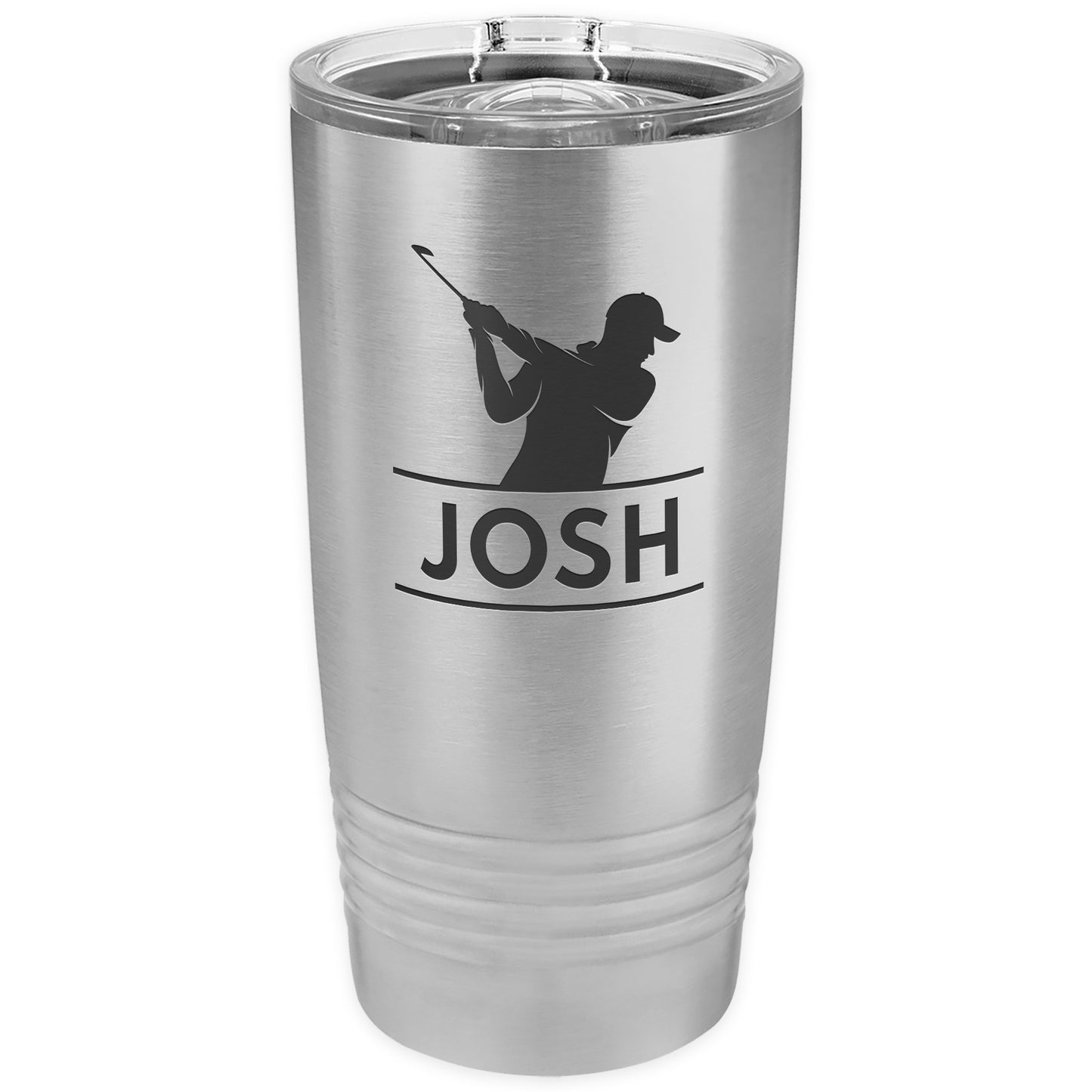 Golfer Stainless Steel Tumbler