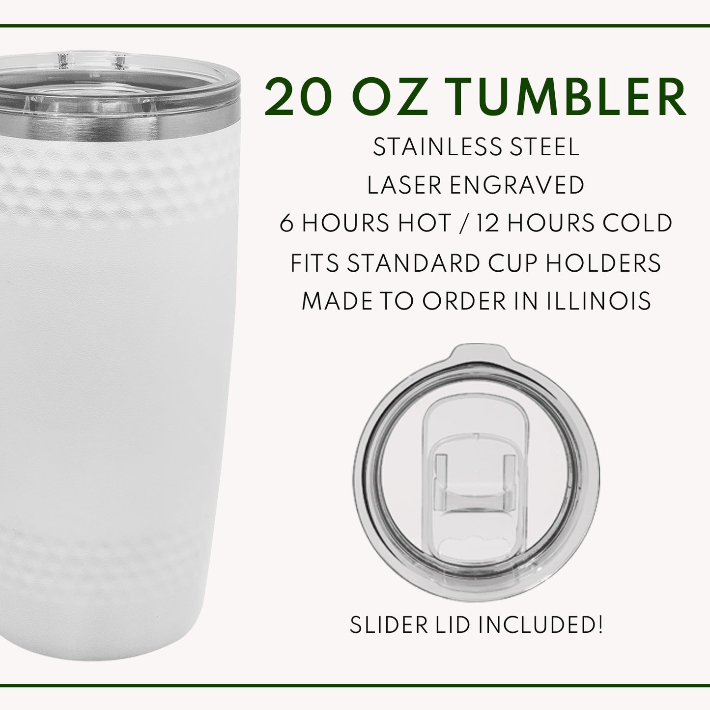 Vintage Golf Tumbler