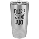 Text Stainless Steel Tumbler