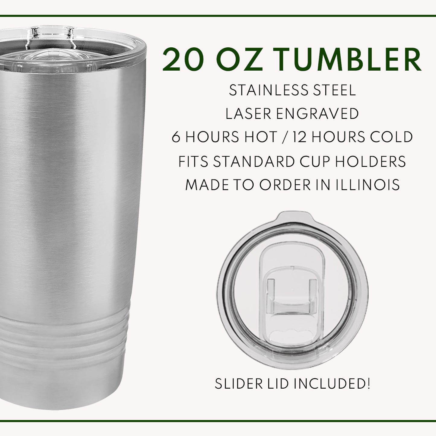 Born to Golf Stainless Steel Tumbler