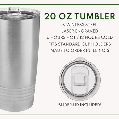 Born to Golf Stainless Steel Tumbler