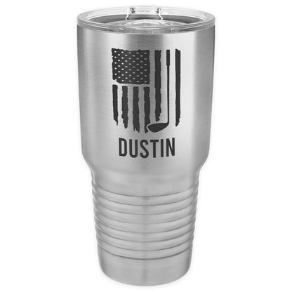 American Flag Stainless Steel Tumbler