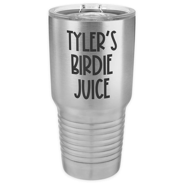 Text Stainless Steel Tumbler