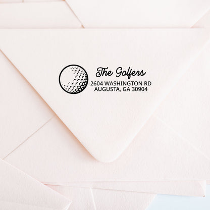Golf Ball Address Stamp