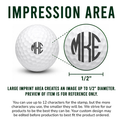 Personalized Golf Ball Stamp