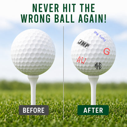Personalized Golf Ball Stamp