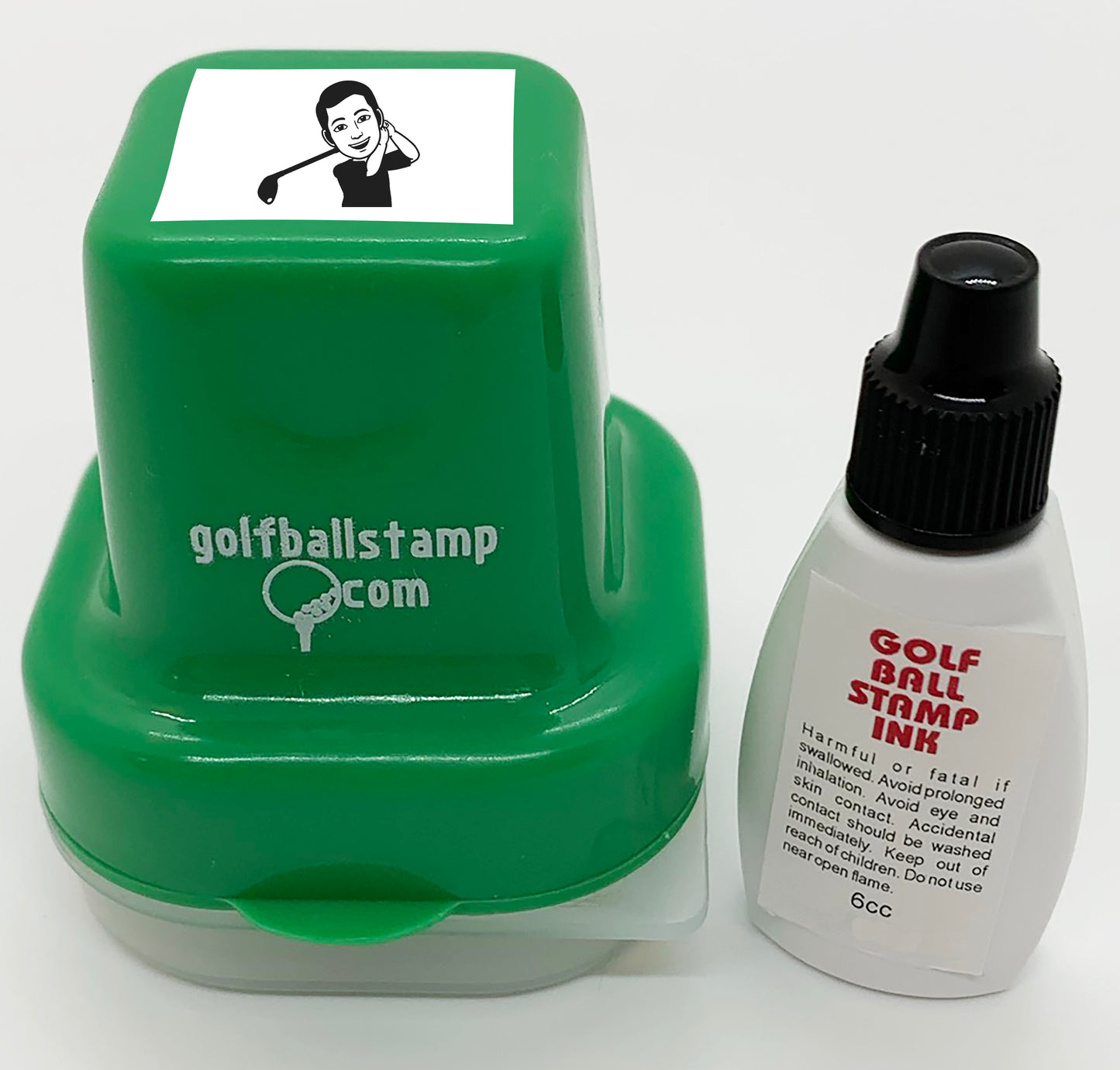 Personalized Bitmoji Golf Ball Stamp